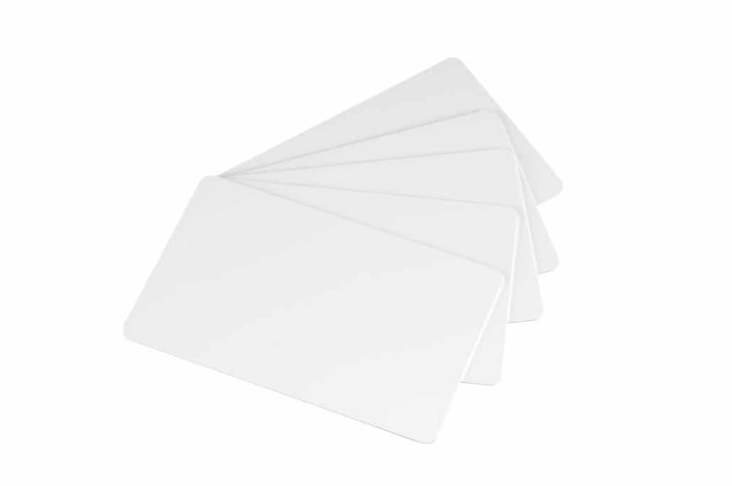 Cartão de PVC branco - CR80